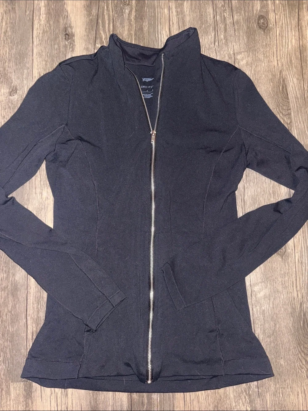 NIke Yoga Luxe Dri-Fit Full Zip Jacket woman’s small - black